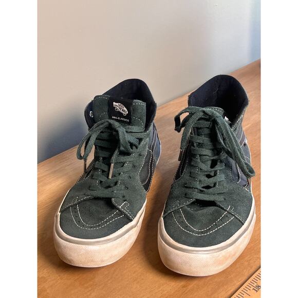 Vans x Independent Trucks SK8-Hi Pro Green Suede Skate Shoes Men\'s US 11 main image 4